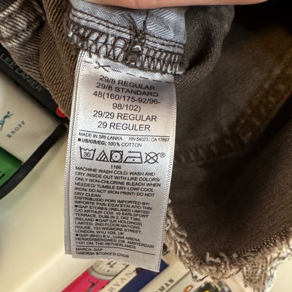 GAP Dark Brown Jean Shorts - Picture 3 of 5